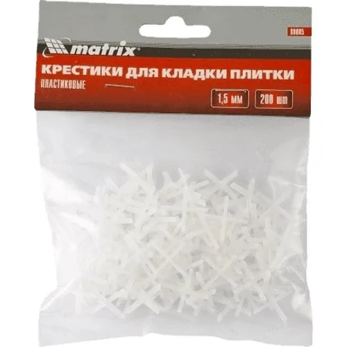 Крестики пластиковые для плитки, РЕМОКОЛОР (2мм (200шт))