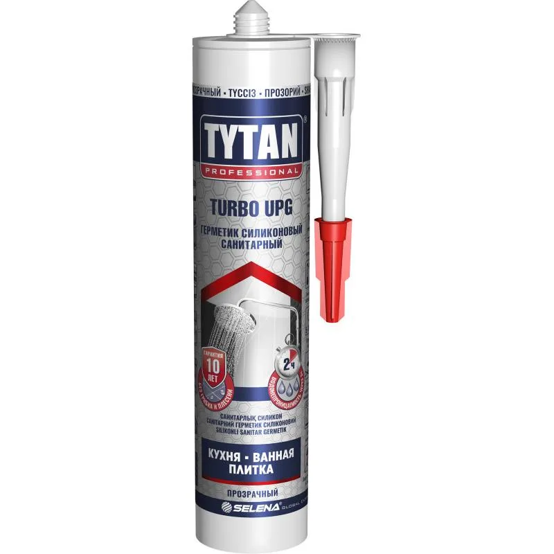 Силикон санитарный TYTAN UPG белый Turbo 280мл