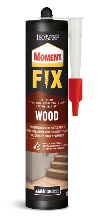 Клей MOMENT FIX WOOD 12*385g белый