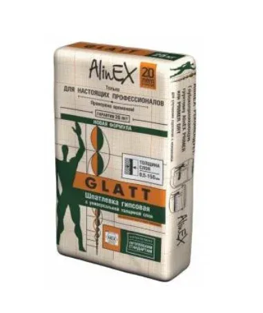 Шпатлевка AlinEX GLATT 25кг