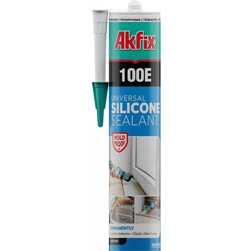 SA043 Силикон AKFIX черный 280мл