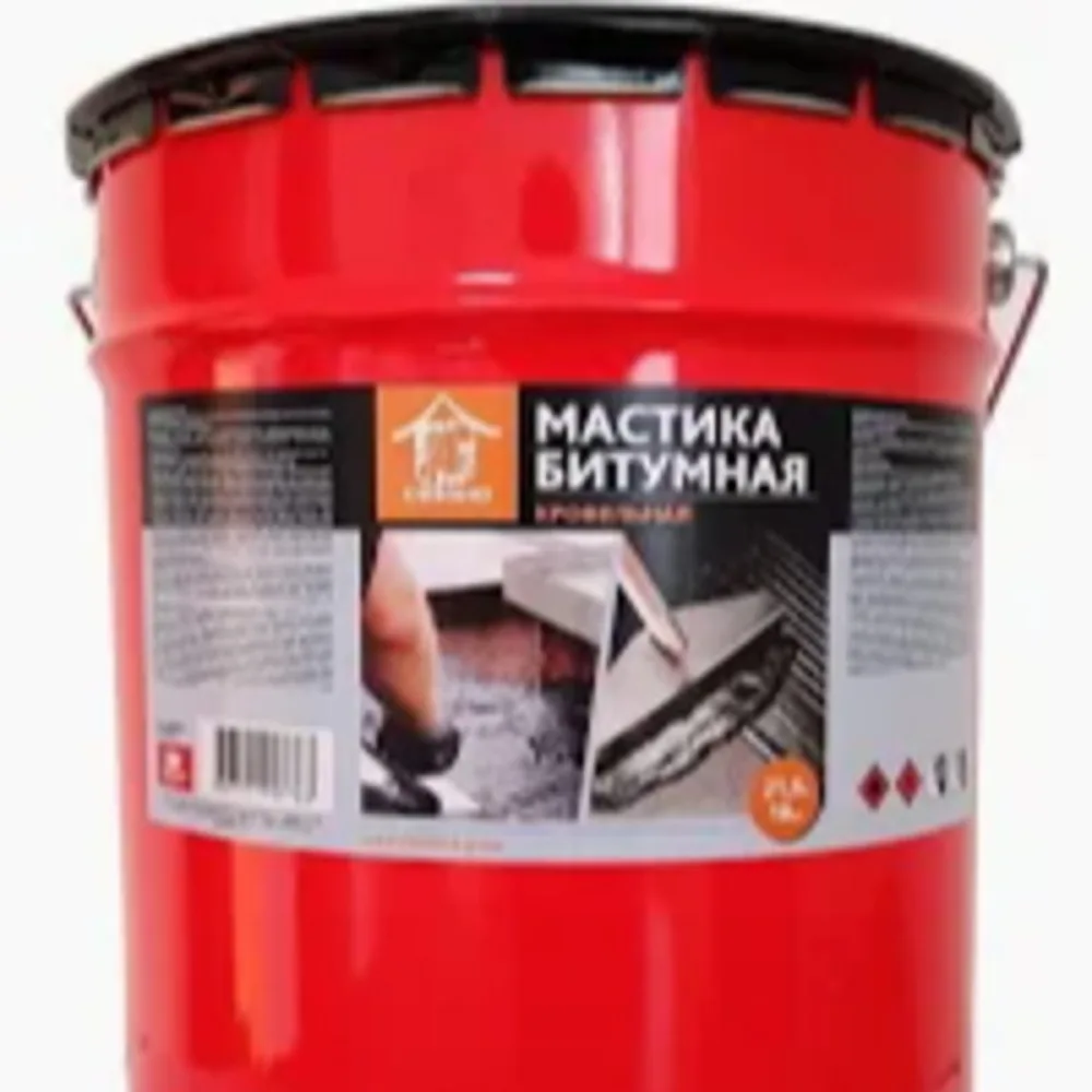 Мастика битумная гидроизоляционная 21.5л 19кг 4 сезона (3737)_(4453)