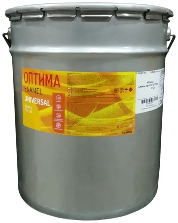 Эмаль ПФ-115 зеленая 20кг Оптима
