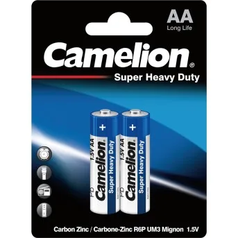 Батарейка пальчиковая Camelion AAA в блистере 2шт Alcaline