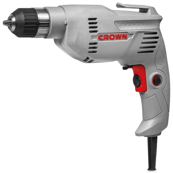 ДРЕЛЬ БЕЗУДАРНАЯ CROWN, CT10126C, 400Вт, 1,4кг
