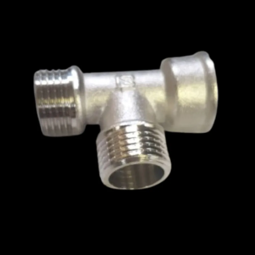 Тройник КТМ нивелир STI 1/2" 15мм (м+п+п)