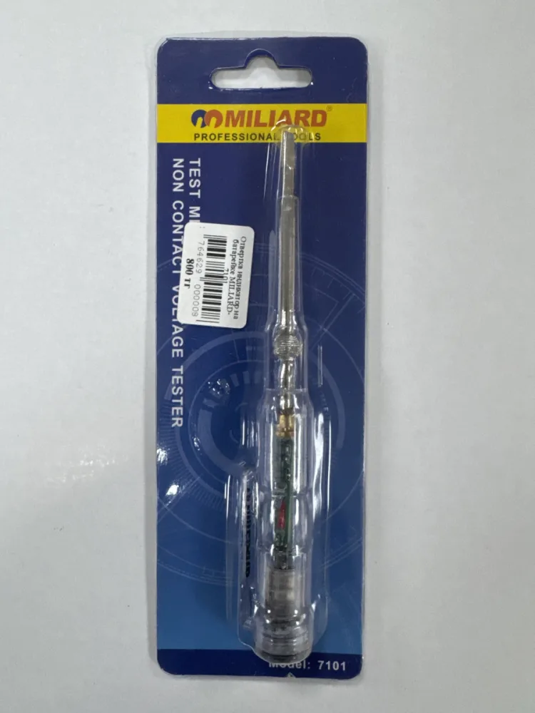 Отвертка индикатор на батарейке MILIARD-7101