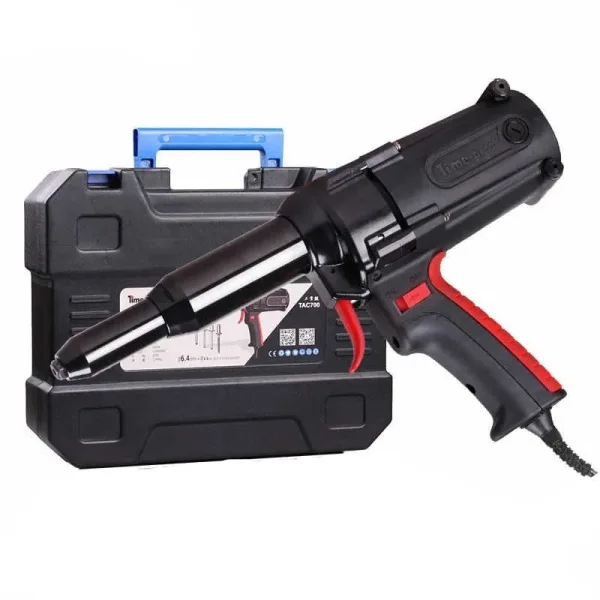 ЭЛЕКТРОЗАКЛЁПОЧНИК TIME-PROOF, TAC700, 600Вт, 16000N, ø4,0-6,4мм, шаг 25мм