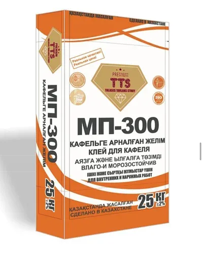 Клей кафельный МП 300, TTS. PREMIUM, 25кг влаго и морозостойкий