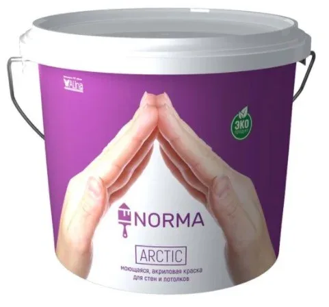 Краска водоэмульсионная, NORMA Arctic, 15кг