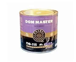 Эмаль ПФ-115 DOM MASTER (серый 0,8кг)