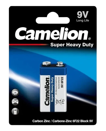 Батарейка "CRONA" 9V в блистере хорошая Camelion Alcaline