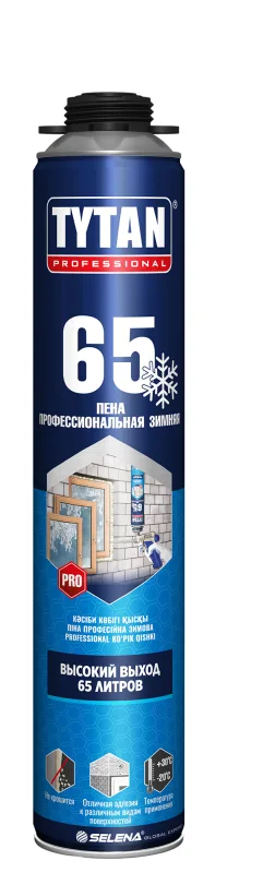 TYTAN пена (профессиональный зимняя 65 UNI O2, -10C (750мл))
