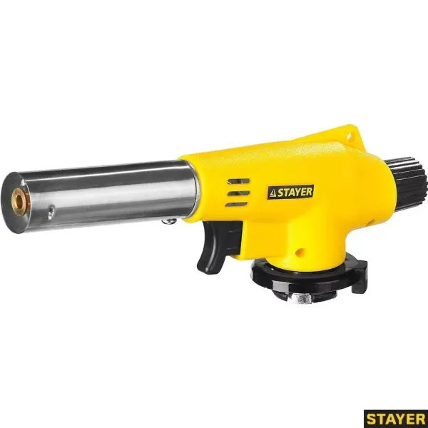 Газовая горелка на баллон с пьезоподжигом, цанговое соединение, 1300C MaxTerm S