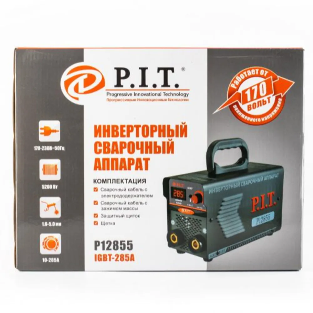 Инверторная Сварка 285А PIT (5.2кВт 285А IP21)