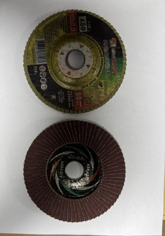 Круг лепестковый LUGA ABRASIVE 125*22мм Р80 для УШМ