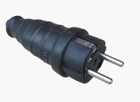 Вилка каучуковые 220V 16A ("К")