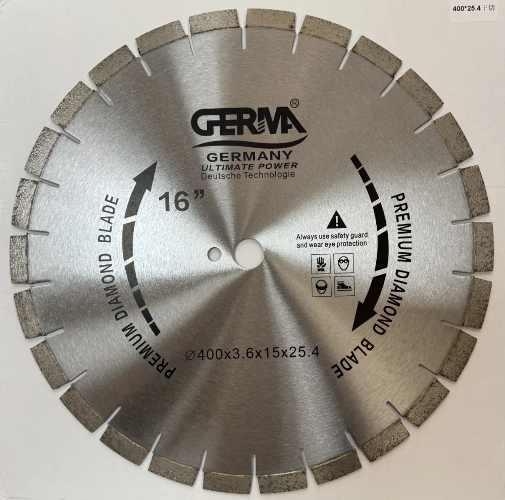 Диск по бетону сегментный 400*25.4 GERMA