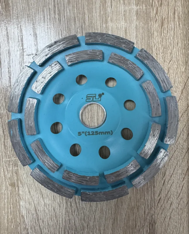 SL-PO269 Чашка алмазная двухрядная 125*5*22.2 SL