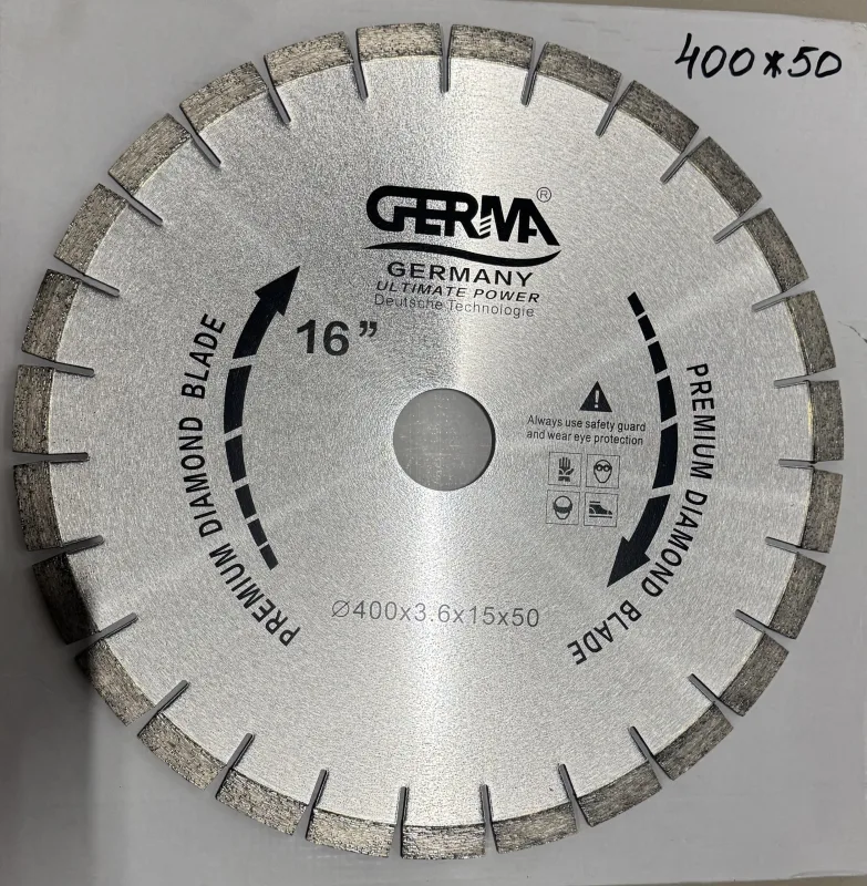 Диск алмазный сегментный 400*3.6*15*50 Germa "Золото"