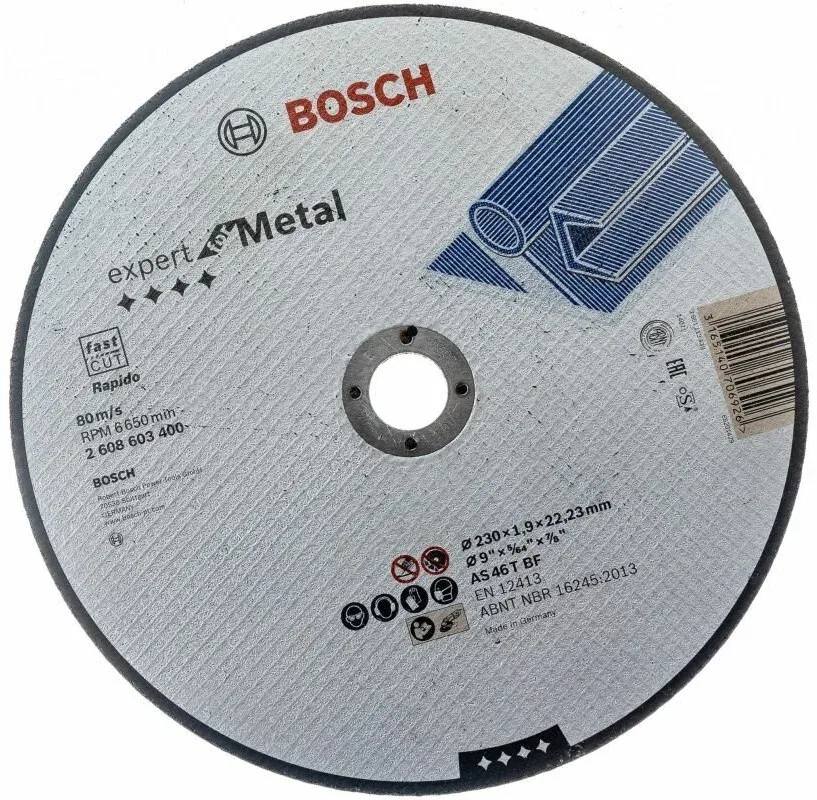 Диск отрезной по металлу BOSCH 230*2.0*22,23