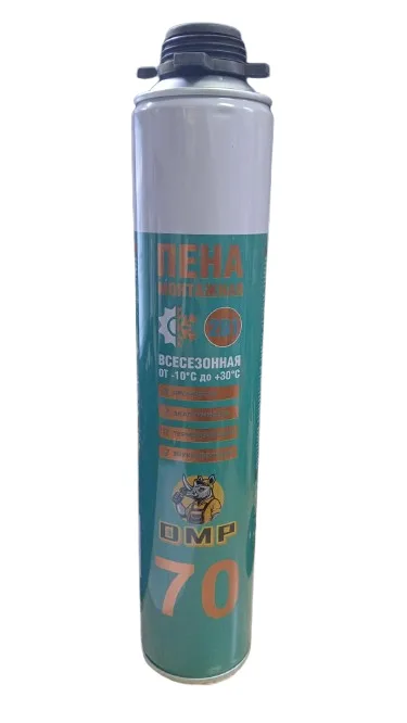Пена 70 DMP профессиональная монтажная с увеличенным выходом зимняя 1020г