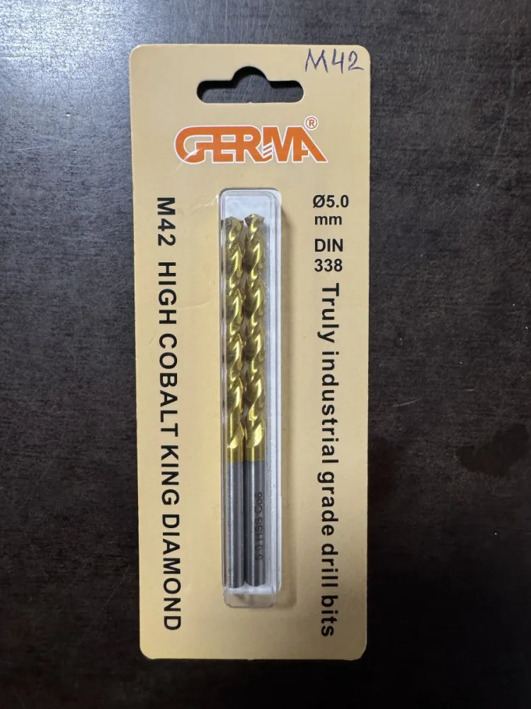 Сверло по металлу М42 5*85мм GERMA Кобальт Королевский алмаз (2шт)