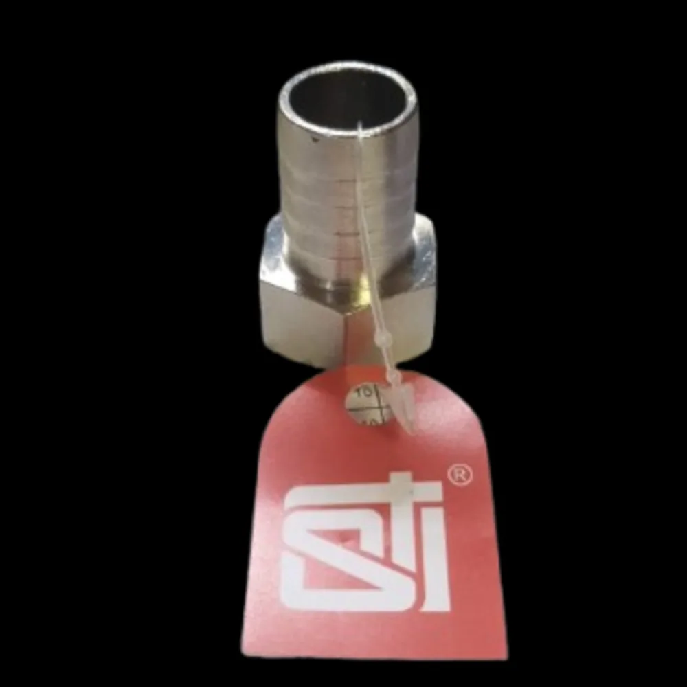 Штуцер для шланга никелир STI (1/2" *18мм Вн)