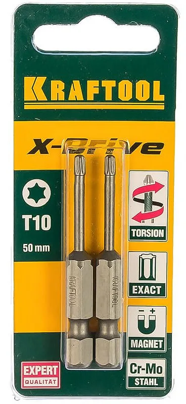 Бита T-10 KRAFTOOL X-DRIVE