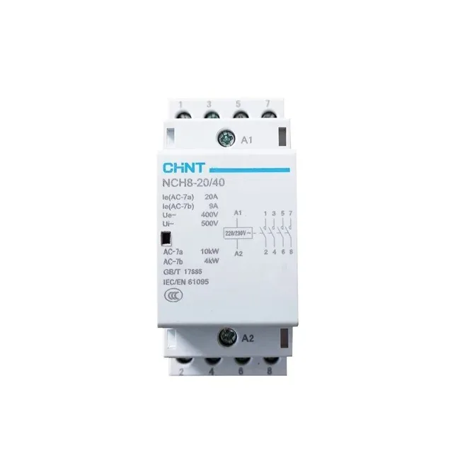 Контактор модульный NCH8-40/20 40А 50гц AC220/330B CHINT