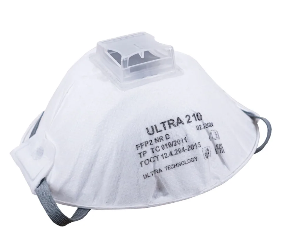 Полумаска фильтрующая ULTRA 210 FFP2 NR D