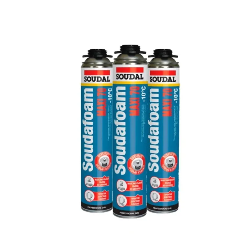 Пена Soudafoam (SOUDAL) (летняя Soudal Maxi 70 (870мл) пистолетная KZ)