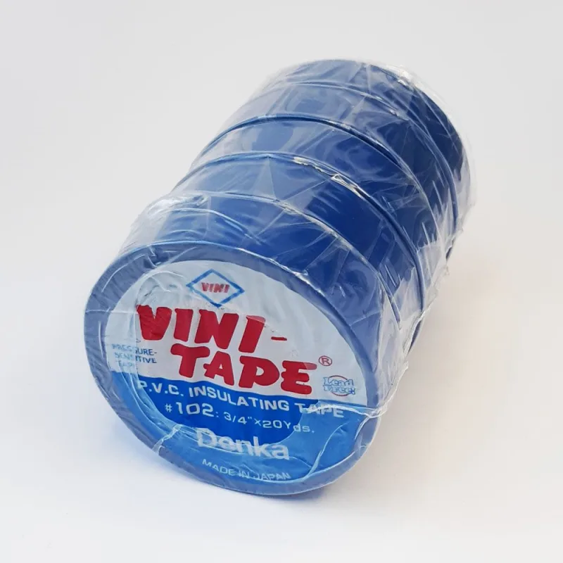 Изолента ПВХ VINI TAPE 5м (синяя)