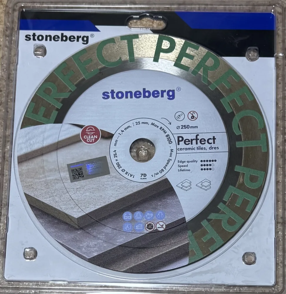 Диск алмазный 250*25.4*25мм. PERFECT "STONEBERG"