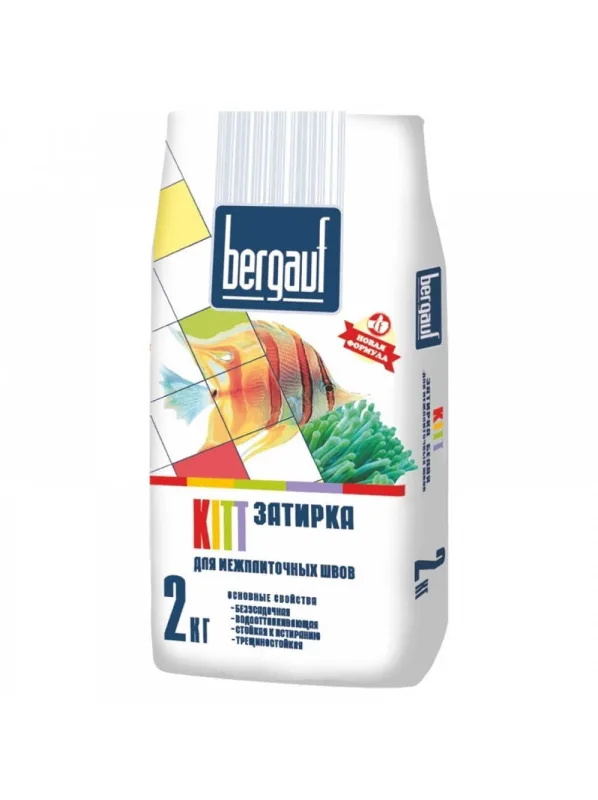 Затирка 5кг Bergauf белая