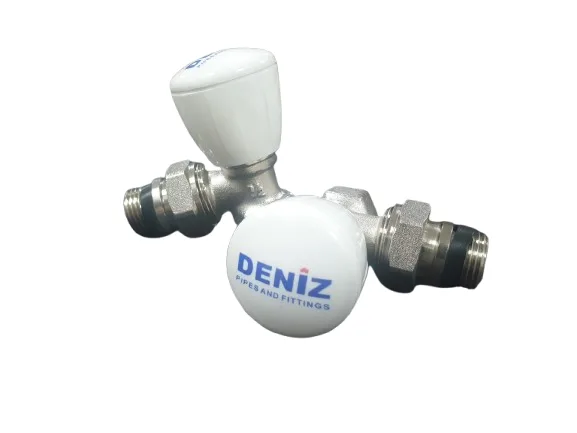 Кран для радиатора угловой DENIZ (1/2 (15мм))