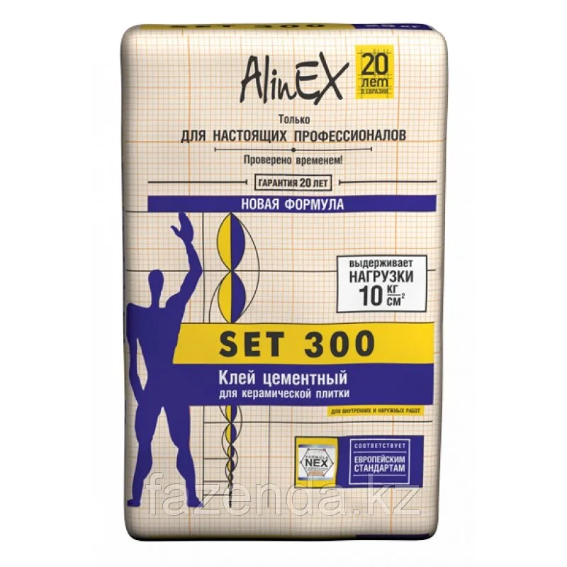 Клей AlinEX SET 300 для плитки 25кг