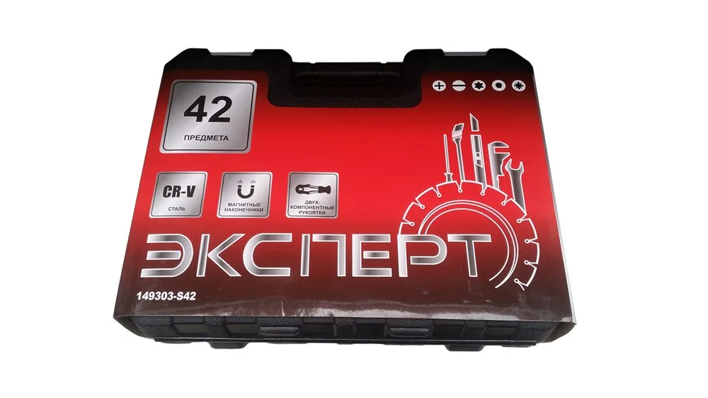 Набор "ЭКСПЕРТ" 149303-S42 отвертки с 2х компонентной рукояткой Cr_V