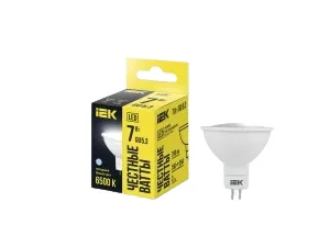 Лампа светодиодная ECO MR16 софит 7Вт 230В 4000К GU5.3 ИЭК